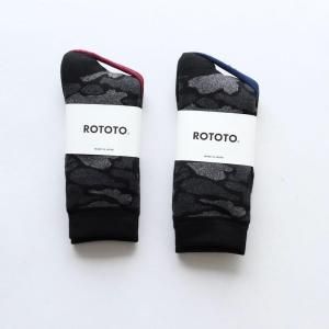 <img class='new_mark_img1' src='https://img.shop-pro.jp/img/new/icons13.gif' style='border:none;display:inline;margin:0px;padding:0px;width:auto;' />ROTOTO / PILE CAMO CREW SOCKS(23-25cm)(25-27cm)