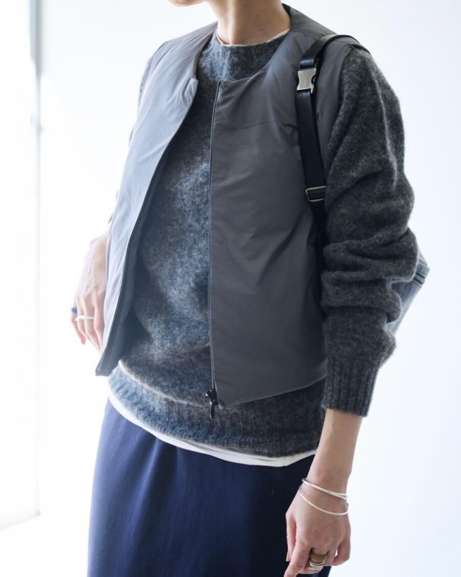miffew（ミフュー）COLLARLESS DOWN VEST