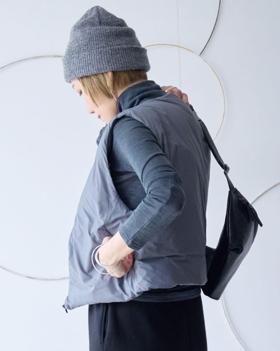 miffew（ミフュー）COLLARLESS DOWN VEST