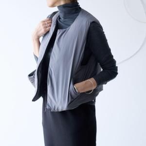 miffew / COLLARLESS DOWN VEST(2color)