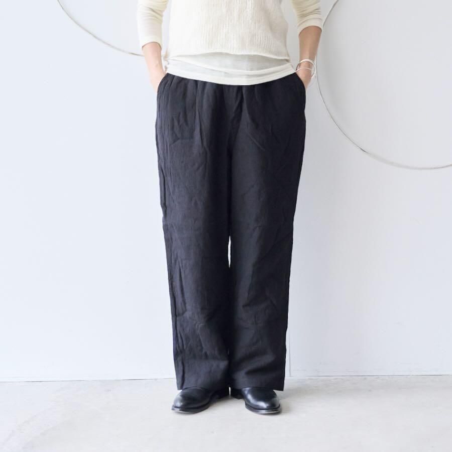 maison de soil HOMME（メゾンドソイルオム）BOILED WOOL LINEN PLAIN