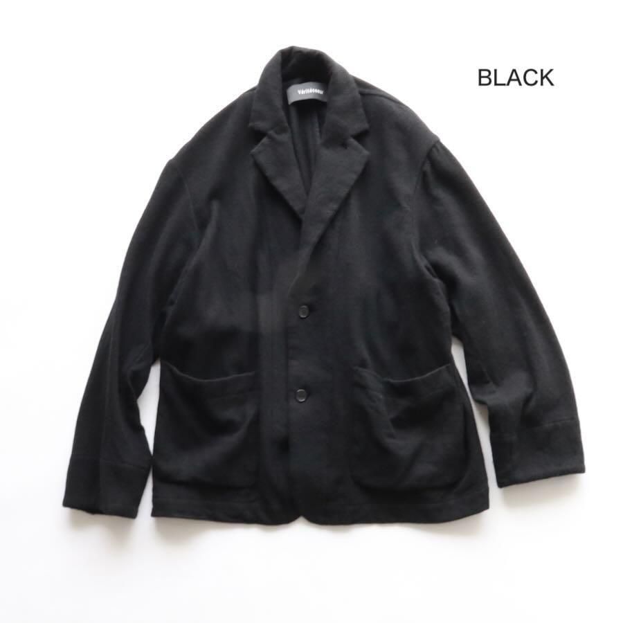 ヴェリテクール 縮絨ウールジャケット ダークネイビー 現行 Veritecoeur（ヴェリテクール）ウールテーラードジャケット