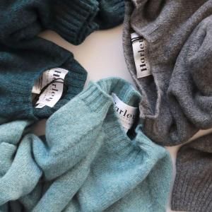 HARLEY OF SCOTLAND / LAMBS CREW NECK(3color)(unisex)