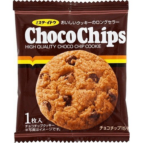 商品番号111142 イトウ製菓 1枚チョコチップクッキー 1枚×25個 - お