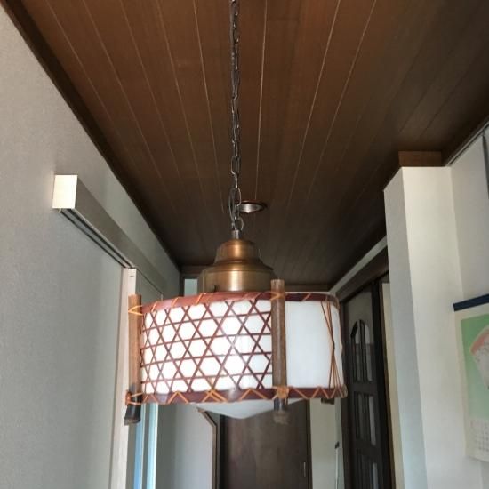 昭和レトロ│レトロ照明器具│古民家風│竹編型│ペンダント 昭和レトロ│レトロ照明器具│古民家風│竹編型│ペンダント