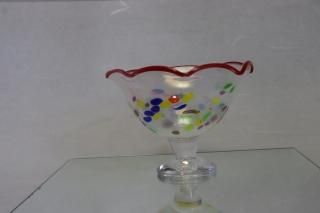 吹硝子銀彩鉢　吉田元雄作 吹硝子銀彩鉢 吉田元雄作 吹硝子銀彩鉢吉田元雄作