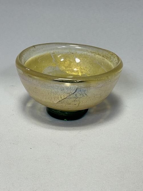 茶道具　ガラス工芸　金彩　茶碗　鉢　V　R5835 茶道具 ガラス工芸 金彩 茶碗 鉢 V R5835 - メルカリ