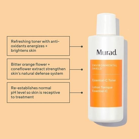 Murad エンバイロンメンタル シールド エッセンシャル-C Amazon.com: Murad Essential-C Toner – Moisturizing Vitamin C