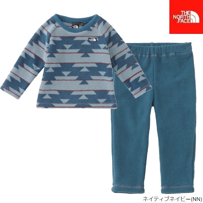 <img class='new_mark_img1' src='https://img.shop-pro.jp/img/new/icons24.gif' style='border:none;display:inline;margin:0px;padding:0px;width:auto;' />THE NORTH FACE バスククルー＆パンツ（ベビー） 80cm（NN）