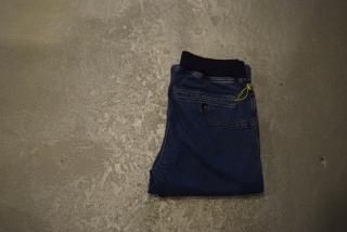 GO HEMP / SLIM RIB PANTS(USED WASH)