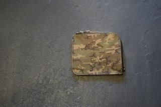 BUTTON WORKS / Camouflage Wallet-Woodland(#3)