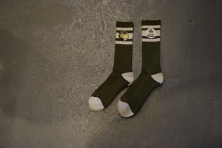 New Days Delivery Service / Pile Active Socks(milo green)