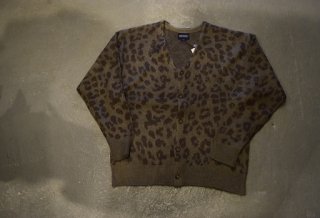 MAGIC NUMBER / MOHAIR CARDIGAN KNIT (LEOPARD)