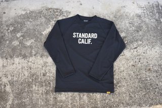 standard california / SD Tech Dry Logo Long Sleeve T (Black)