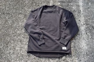 WAX / Cut off sweat shirts(black)