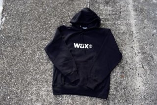 WAX / wax® hoodie(Black)