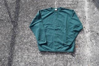 standard california / SD US Cotton Sweat Cardigan Vintage Wash(Green)
