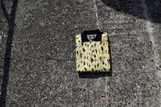 MAGIC NUMBER / LEOPARD KNIT POLO (LIME GREEN)