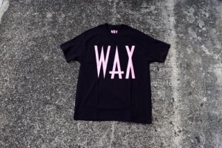 WAX / Big logo tee(BLACK)