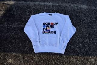 MAGIC NUMBER / NOBODY OWNS THE BEACH CREW SWEAT(Ash Gray)