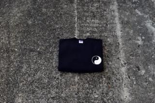 WAX / Yin-yang crew sweat (Black)