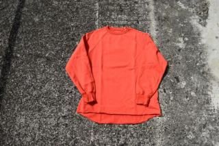 WAX / Cut off sweat shirts(Orange)