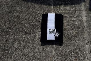 WAX / Beach towel(Black)
