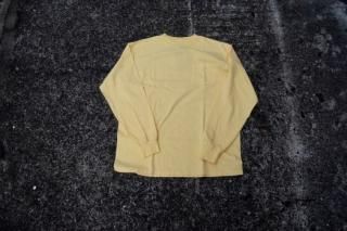 standard california /  SD Heavyweight Pocket Long Sleeve T Vintage Wash (Yellow)