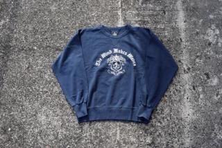 MAGIC NUMBER / CREST WASHED CREW SWEAT (NAVY)