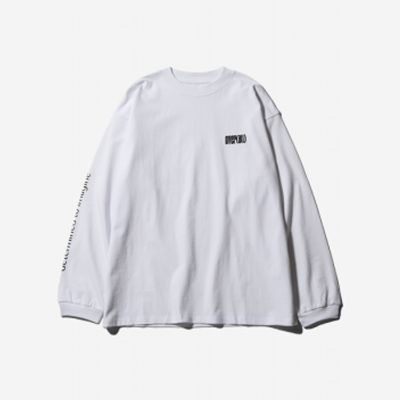 “why NOT?” L/S T-SHIRT WHITE