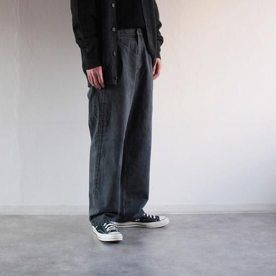 RECONSTRUCTION WIDE DENIM JEANS | knowhowtrg.com