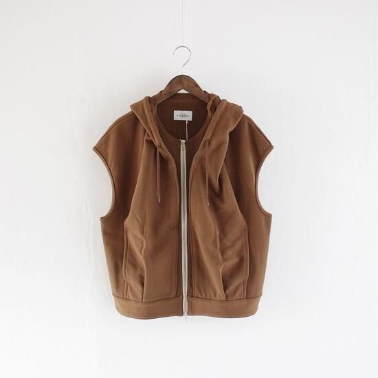 DIGAWEL_MEN'S Hoodie vest (URU TOKYO × DIGAWEL) (2 COLORS) - DIMPLE