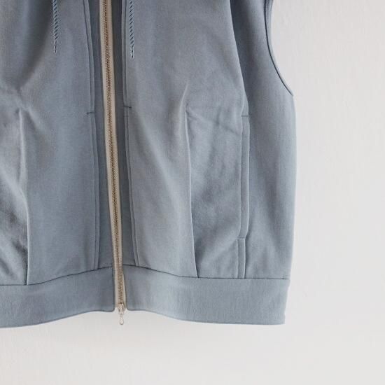 DIGAWEL_MEN'S Hoodie vest (URU TOKYO × DIGAWEL) (2 COLORS) - DIMPLE