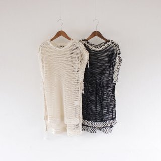 KOTONA  cotton knit vest (2 COLORS)