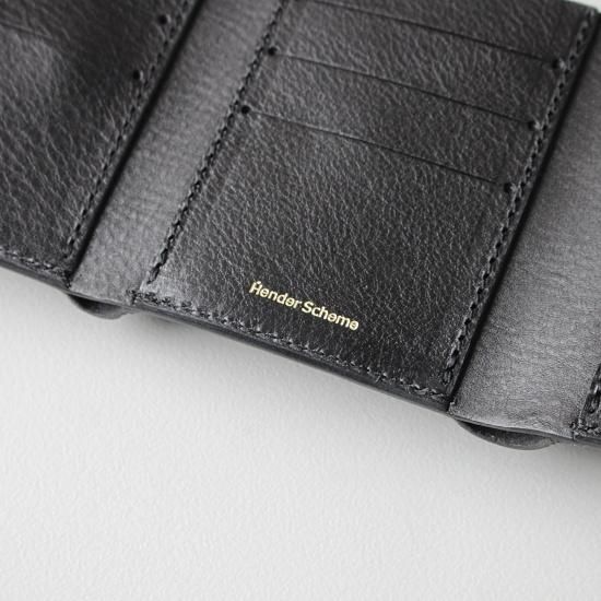 Hender Scheme trifold wallet(Black) - DIMPLE