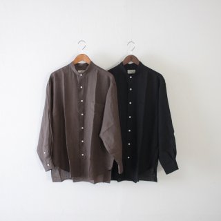 HERILL_MEN'S  Rummy-linen Bandcollar Shirt (2 COLORS)