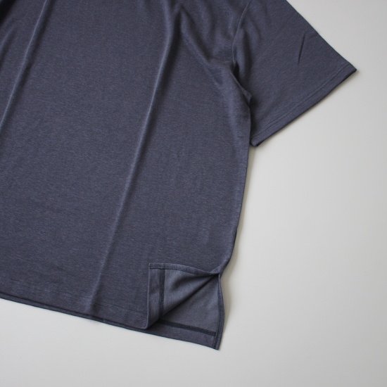WIRROW Linen cotton half sleeve cut&sewn - DIMPLE