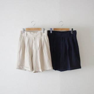 FARAH_MEN'S  Three-tuck Shorts (2 COLORS)