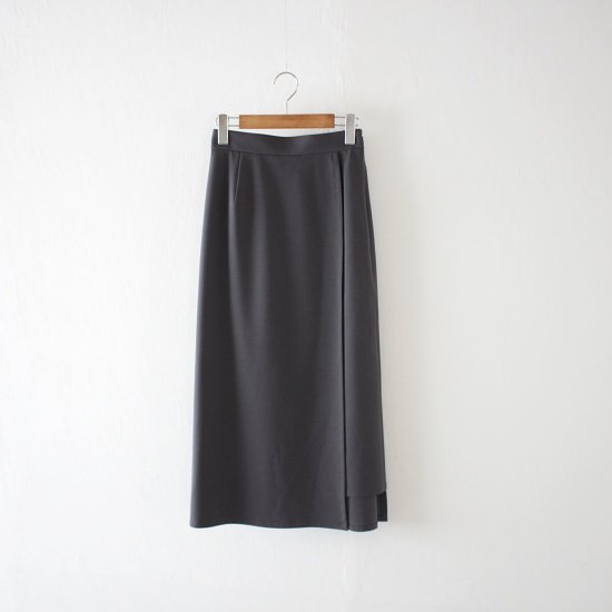 Graphpaper_WOMEN'S  Compact Ponte Wrap Skirt (2 COLORS)