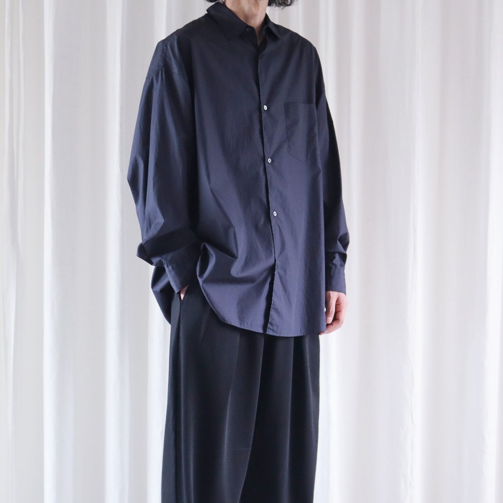 Graphpaper_MEN'S  High Count Wide Spread Collar Shirt