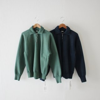 A.PRESSE_MEN'S  Vintage Half Zip Sweat shirt (2 COLORS)