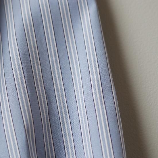 YOKE_MEN'S BOXY STRIPE REGULAR COLLAR SHIRT (2 COLORS) - DIMPLE