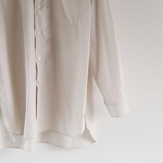 YOKE_MEN'S BOXY STRIPE REGULAR COLLAR SHIRT (2 COLORS) - DIMPLE