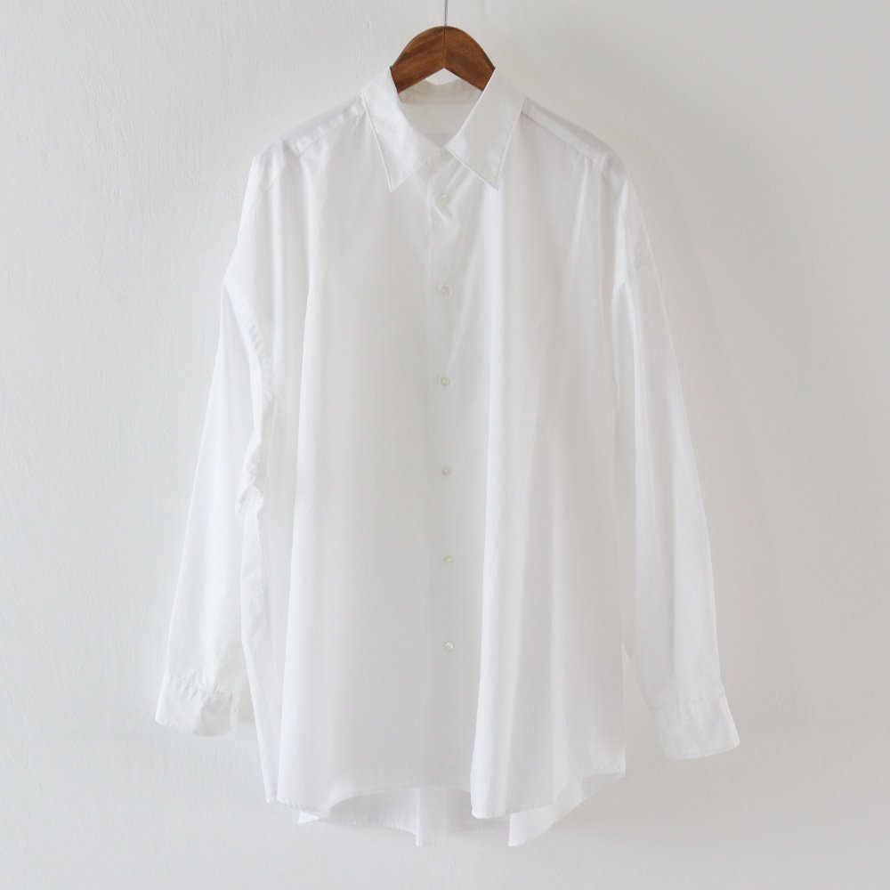 Graphpaper_WOMEN'S  Broad L/S Oversized Regular Collar Shirt