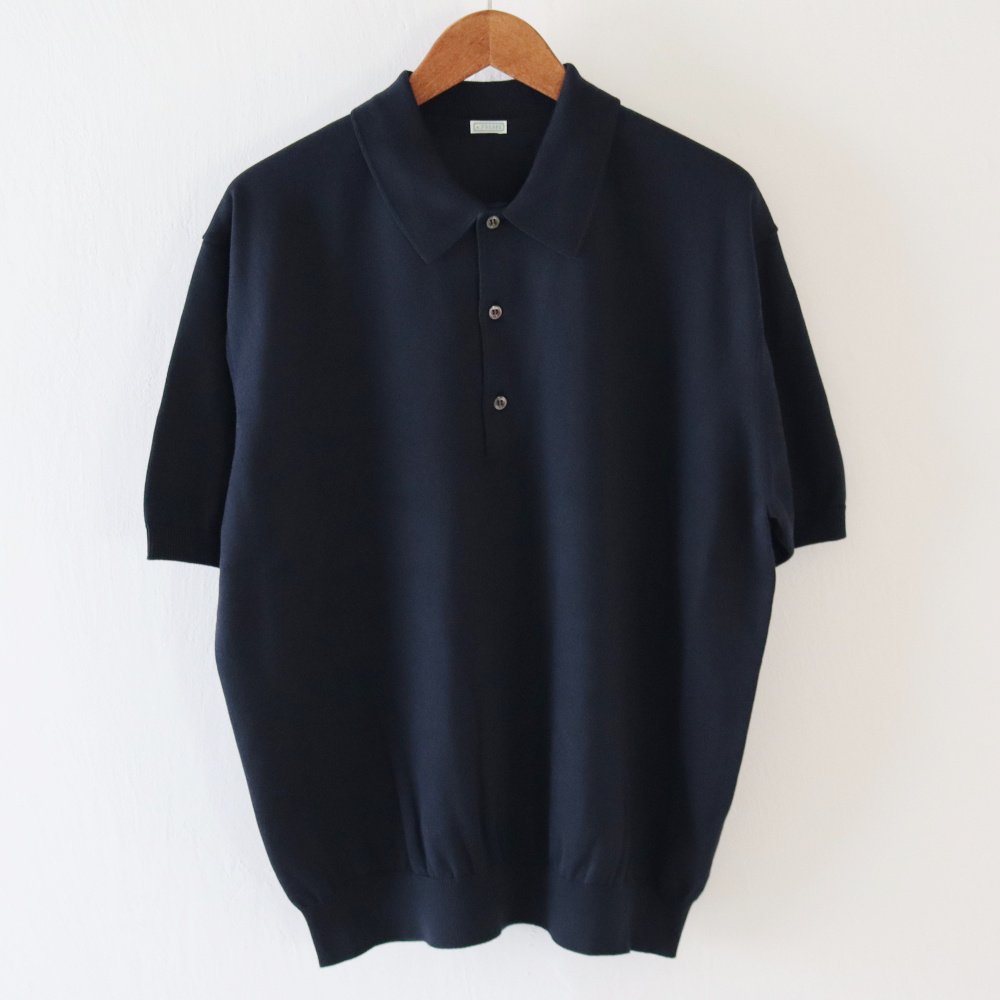 A.PRESSE_MEN'S  Cotton Knit S/S Polo Shirts