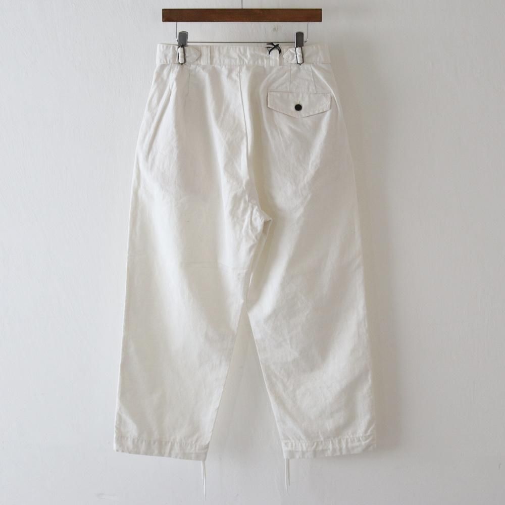 OUTIL PANTALON BLESLE （ホワイト） PANTALON BLESLE col.Ecru - Sleepy PEOPLE | スリーピーピープル