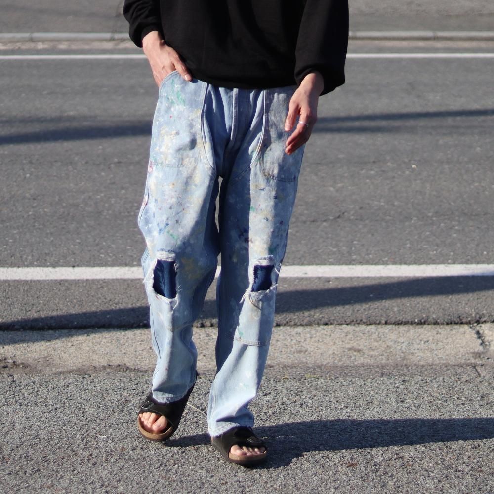 HERILL_MEN'S Splash Painter pants - DIMPLE HERILL_MEN'S Splash Painter pants - DIMPLE