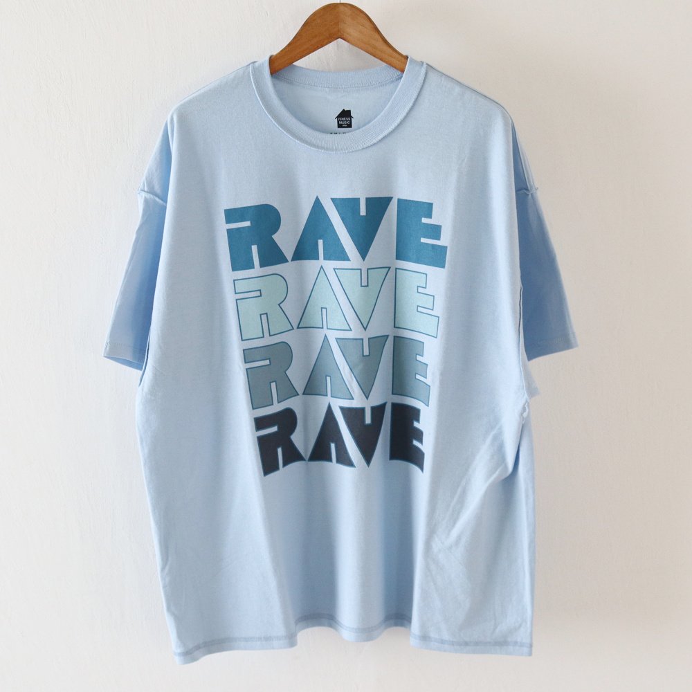 ISNESSMUSIC  RAVE T-SHIRT (4 COLORS)