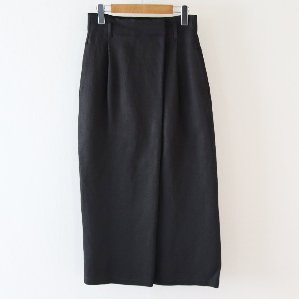 WIRROW_WOMEN'S  Linen rayon wrap skirt