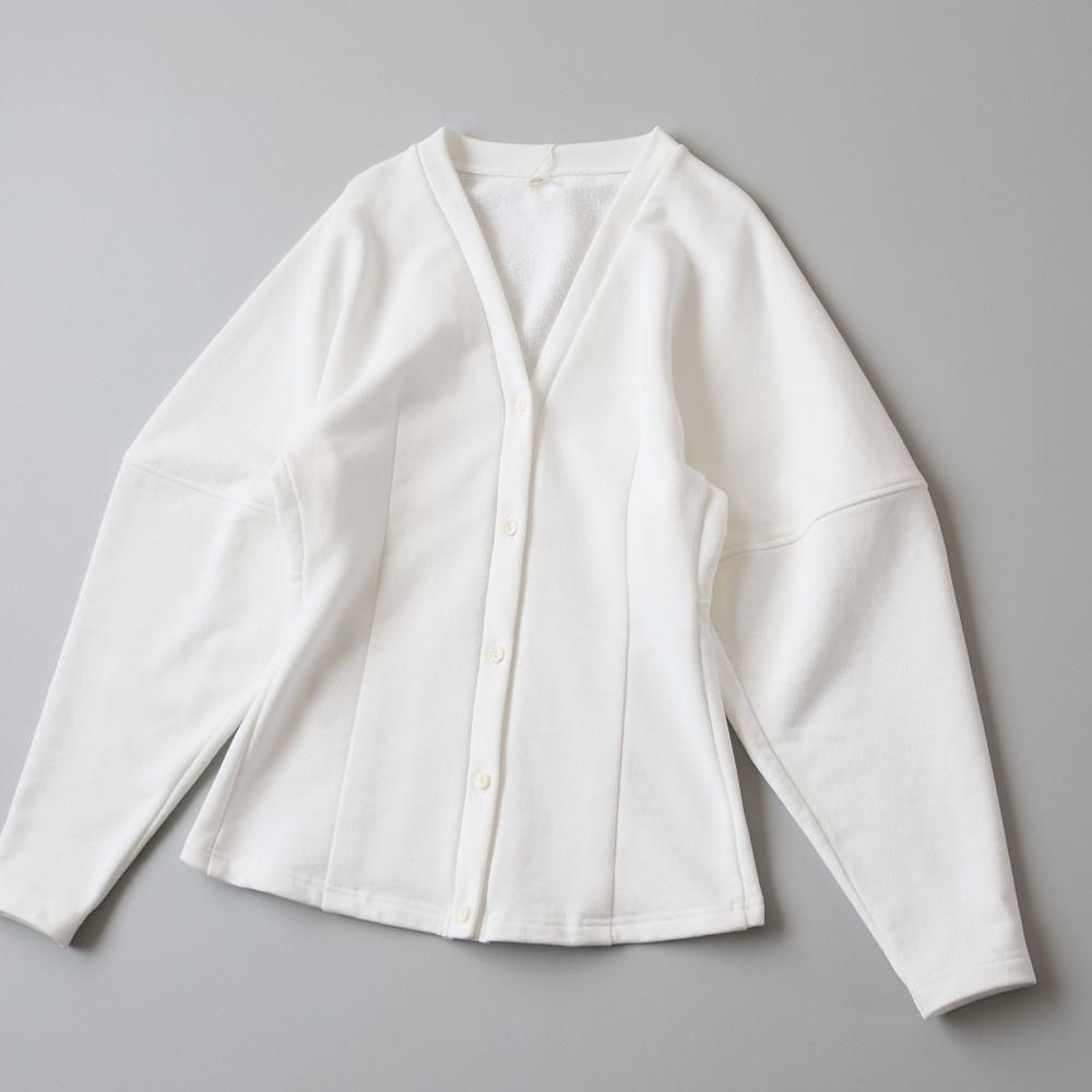 SEEALL HAND SLAB CARDIGAN 2 （L相当） 生成り SEEALL HAND